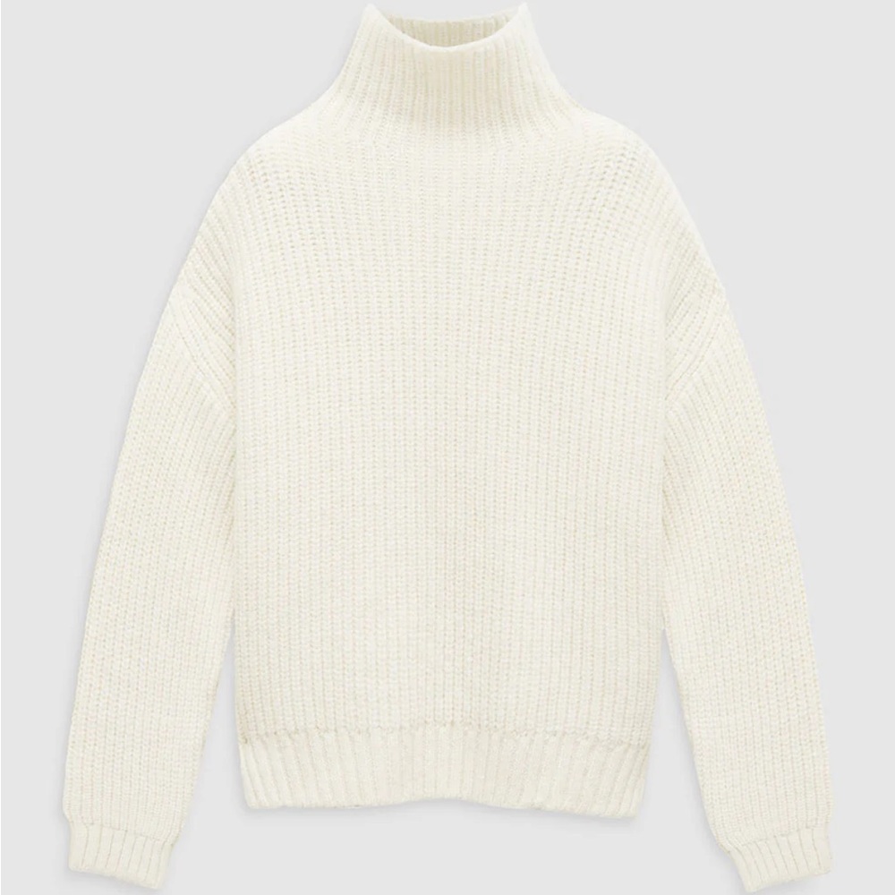 Anine Bing Sydney Sweater in Cream - Size Medium